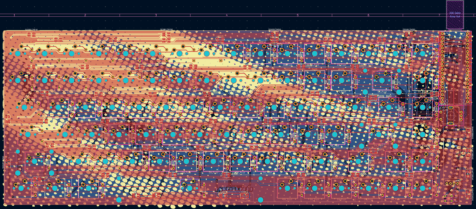 PCB editor view front